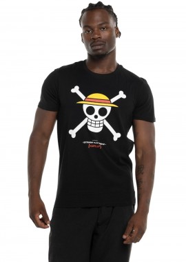 Capslab One Piece Ανδρικό T-Shirt - Μαύρο-CL/OP4/1/TR/SKU1-BLACK