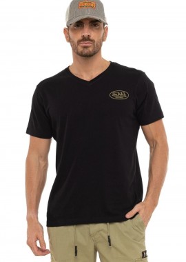 Von Dutch Ανδρικό T-Shirt HOT ROD - Μαύρο -VD/1/TV/HOT/NR-BLACK