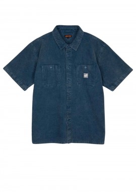 SANTA CRUZ - SANTA CRUZ Ανδρικό Πουκάμισο Denim Jimi SS Shirt - Μπλε-SCA-SHT-0966-BLUE