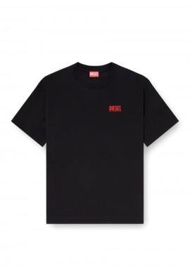 Diesel Ανδρικό T-Shirt T-BOXT-BISK - Μαύρο-S26A200360EPCA-BLACK
