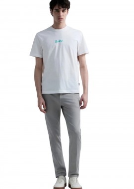 REPLAY - REPLAY Ανδρικό T-Shirt M3349 - Λευκό -M3349 .000.2660-WHITE