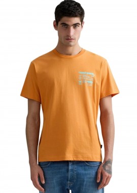 REPLAY - Replay M3353 Ανδρικό T-Shirt - Πορτοκαλί-M3353 .000.2660-ORANGE