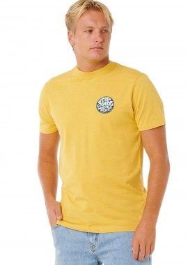 RIP CURL - Rip Curl Ανδρικό Wettie Passage Icon Tee - Κίτρινο-10EMTE-YELLOW