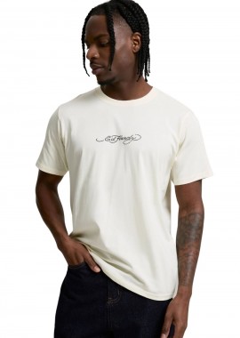ED HARDY - Ed Hardy Dragon Panther Ανδρικό T-Shirt Off White-ED5637