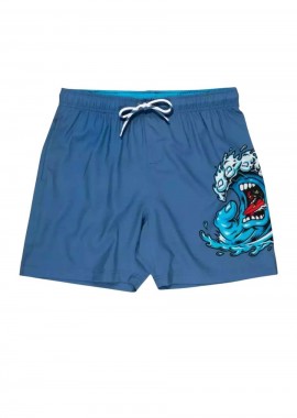 SANTA CRUZ ανδρικό μαγιό Screaming Wave Swimshort - Μπλε-SCA-SHR-5037