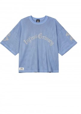 Grimey Chief Watcher Mesh Ανδρικό Boxy Tee - Μπλε-GAMBT782-BLUE