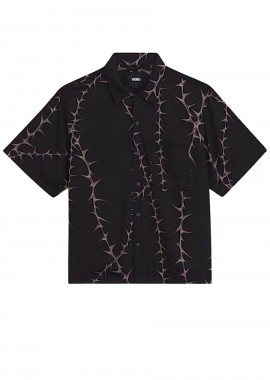 VANS - VANS Van Doren Printed Camp Ανδρικό Πουκάμισο-VN000T9UBLK1-BLACK