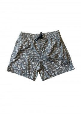 VON DUTCH Ανδρικό Μαγιό VD/1/SB/BURT/K - ΜΑΥΡΟ-VD/1/SB/BURT/K-BLACK