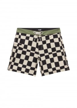 VANS ΜΑΓΙΟ THE DAILY CHECK BOARDSH - BEIGE-VN0007XSZO21-CHECKERBOARD