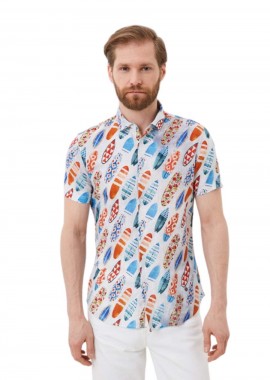 SMITHY`S - SMITHY`S Πουκάμισα SMITHYS SHIRT - WHITE-SS23MCA409-WHITE