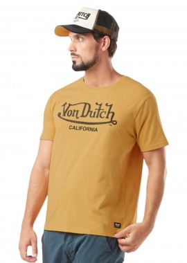 VON DUTCH ΑΝΔΡΙΚΑ T-Shirts VD/P/1/TR/FIRST/H - YELLOW-VD/P/1/TR/FIRST/H-YELLOW