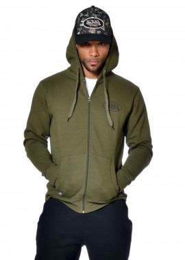 VON DUTCH Ζακέτες Sweat zippι VON DUTCH MEN- ΧΑΚΙ-VD/1/SWZ/SLI/KAN-KHAKI