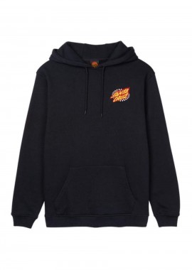 SANTA CRUZ Φούτερ με Κουκούλα Goal Flame Hood - ΜΑΥΡΟ-SCA-HDY-6271-BLACK