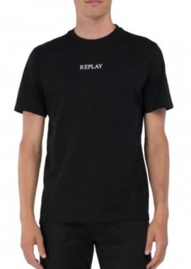REPLAY - REPLAY T-Shirts ανδρικά M6936.000.23188P - Μαύρο-M6936.000.23188P-BLACK