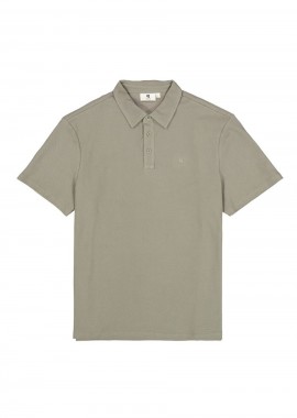 GARCIA - GARCIA Ανδρικό Polo Q261020 Χακί Minimal Καλοκαιρινό-Q261020