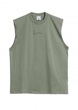 KARL KANI - KARL KANI Αμάνικες Μπλούζες SIGNATURE ESSENTIAL SLEEVELESS TEE - Πράσινο-KM-ST011-101-11IND-GREEN