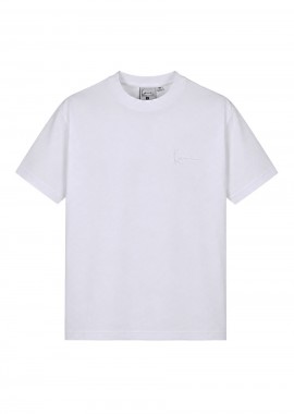 KARL KANI Ανδρικό T-Shirt BASEBALL OVERSIZED - Λευκό-KM262-018-WHITE
