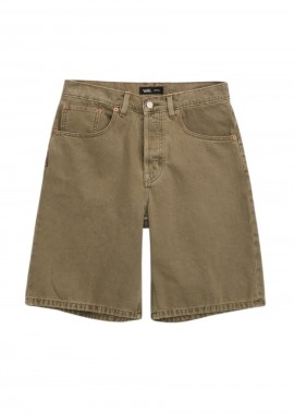 Vans Ανδρικό Check 5 Baggy Denim Βερμούδα - Bay Leaf Green-VN000T7CEMF1-UNKNOWN