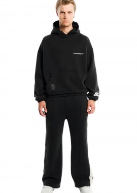 ANOTHER COTTON LAB SRC Oversized Warm Up Hoodie - Μαύρο-PD00012656-BLACK