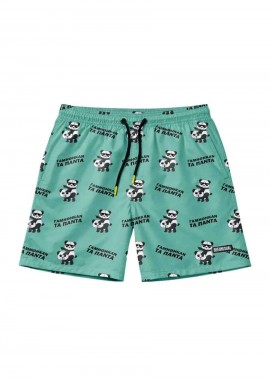BEE UNUSUAL Ανδρικό Μαγιό Γ-μηθηκαν Τα Πάντα Shorts -BS-263200-GREEN
