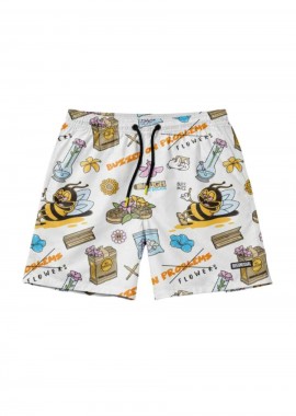 BEE UNUSUAL Ανδρικό Μαγιό Buzzed On Flowers Shorts-BS-263206-MULTI