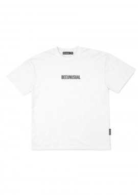BEE UNUSUAL - BEE UNUSUAL Getting Shit Done Oversized T-Shirt - Λευκό-AT-260248-WHITE