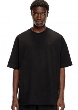 DIESEL - DIESEL T-Shirt T-BOGGY-MEGOVAL-D T-SHIRT - ΜΑΥΡΟ-W26A113020HGAM-BLACK