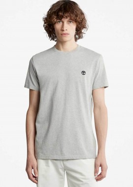 TIMBERLAND - Timberland ανδρικό T-Shirt με κεντημένο λογότυπο ''Dunstan River'' - TB0A2BPR0521 Γκρι