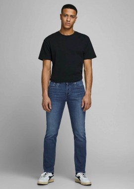 JACK & JONES ανδρικό τζιν παντελόνι πεντάτσεπο Slim Fit 