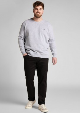 Lee® ανδρικό τζιν παντελόνι πεντάτσεπο με logo patch Straight Fit 