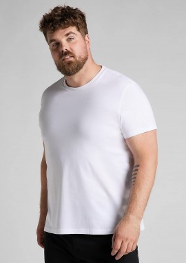 LEE - Lee® σετ ανδρικά T-shirt με στρογγυλή λαιμόκοψη (2 τεμάχια) - L680CM12-** Λευκό