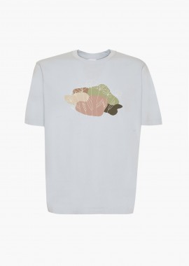 SEINSE - Seinse ανδρικό T-shirt με graphic print - TE2672SS 124 Μπλε Ανοιχτό