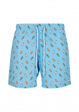 URBAN CLASSICS - Urban Classics ανδρικό μαγιό με all-over print - TB2679