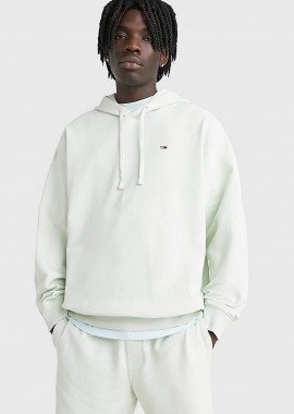 TOMMY JEANS - Tommy Jeans ανδρική μπλούζα φούτερ μονόχρωμη με logo