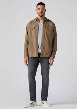 LEVI'S - Levi's® ανδρικό τζιν παντελόνι πεντάτσεπο Grey Stonewash Slim Fit