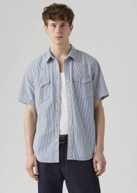 LEVI'S - Levi's® ανδρικό denim πουκάμισο με ριγέ σχέδιο Standard Fit
