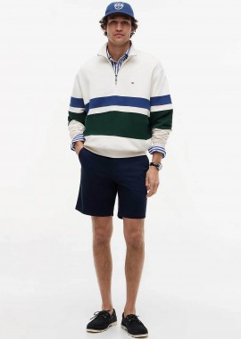 TOMMY HILFIGER - Tommy Hilfiger ανδρική βερμούδα chino Regular Fit - MW0MW42352 Σκούρο Μπλε