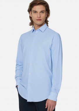 Boggi Milano ανδρικό πουκάμισο μονόχρωμο Slim Fit 