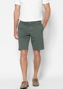 THE BOSTONIANS - The Bostonians ανδρική βερμούδα chino Regular Fit - EN0342026 Χακί