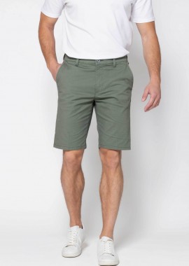 The Bostonians ανδρική βερμούδα chino Regular Fit - EN0847T303 Χακί