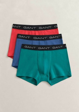 Gant σετ ανδρικά εσώρουχα trunk με λογότυπο Slim Fit (3 τεμάχια) - 902613003 Πολύχρωμο