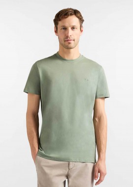 HARMONT & BLAINE - Harmont & Blaine ανδρικό T-shirt με λογότυπο Regular Fit - IRQ400021055 Πράσινο Ανοιχτό