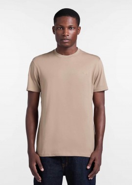 Harmont & Blaine ανδρικό T-shirt με λογότυπο Regular Fit - IRQ400021055 Μπεζ