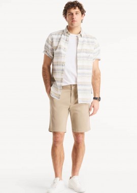 NAUTICA - Nautica ανδρική βερμούδα chino Classic Fit - BR9102 Μπεζ