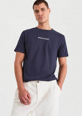 Nautica ανδρικό T-shirt με λογότυπο 