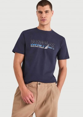 NAUTICA - Nautica ανδρικό T-shirt με λογότυπο