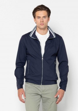 THE BOSTONIANS - The Bostonians ανδρικό bomber jacket Regular Fit - W2896T23A Μπλε Marine