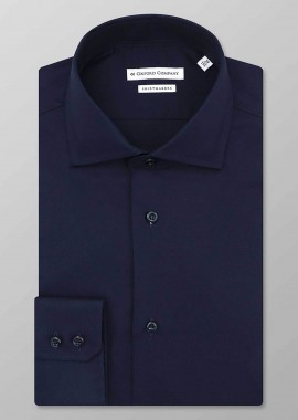 OXFORD COMPANY - Oxford Company ανδρικό πουκάμισο club μονόχρωμο Slim Fit