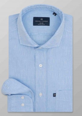 Oxford Company ανδρικό πουκάμισο μονόχρωμο Regular Fit 