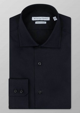 Oxford Company ανδρικό πουκάμισο club μονόχρωμο Slim Fit 